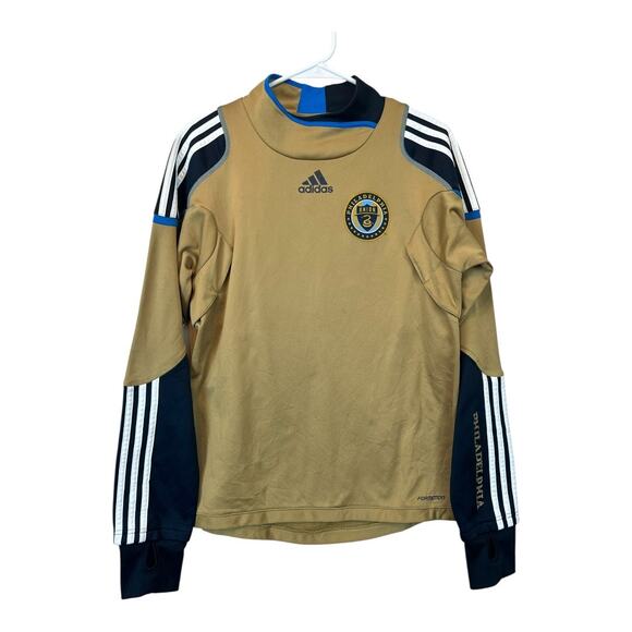 Adidas PHILADELPHIA UNION Soccer TRAINING FORMOTION Sweat Shirt Jersey Top Men S - Picture 1 of 6